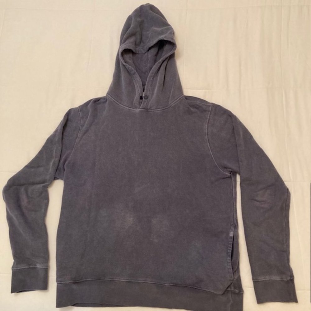 OUTERKNOWN snap-neck men's hoodie cotton/hemp L